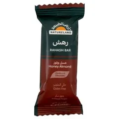 رهش عضوي خالي من الغلوتين بدون سكر بالعسل واللوز