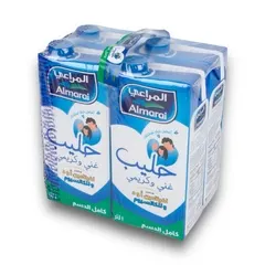 حليب طويل الأجل كامل الدسم غني و كريمي