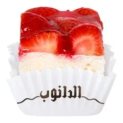 كيكة الفراولة قطعة صغيرة