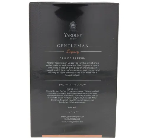 ياردلي جنتلمان ليجاسي عطر للرجال 100 مل