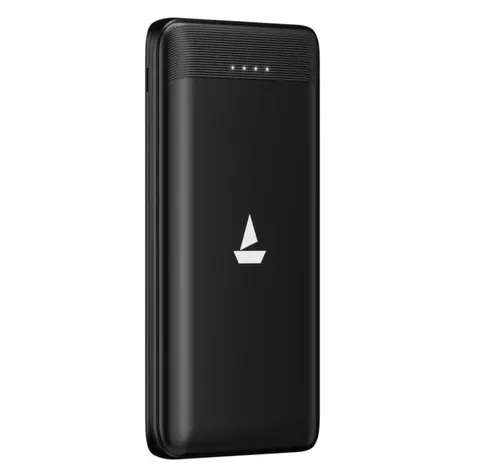 Boat EnergyShroom 10000 mAh Power Bank, Black, PB300 Lite