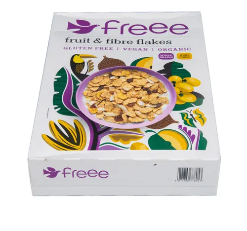 Doves Farm Freee Organic Fruit & Fibre Flakes 375 g