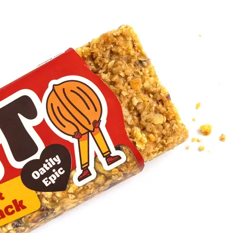 ما بيكر جاينت لوح شوفان ملفوف وجوز 90 جم