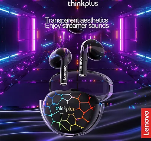 Lenovo Thinkplus Pro True Wireless Earbud, Black, LP80 Pro