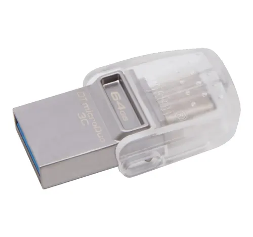 Kingston DataTraveler MicroDuo 3C USB Flash Drive DTDUO3C 64GB