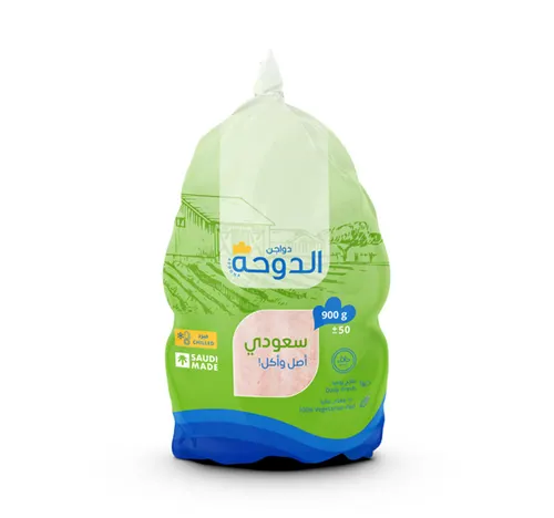 الدوحة دجاج طازج كامل 900 جم