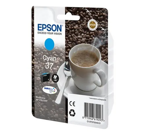 Epson Ink Cartridge 37 Cyan