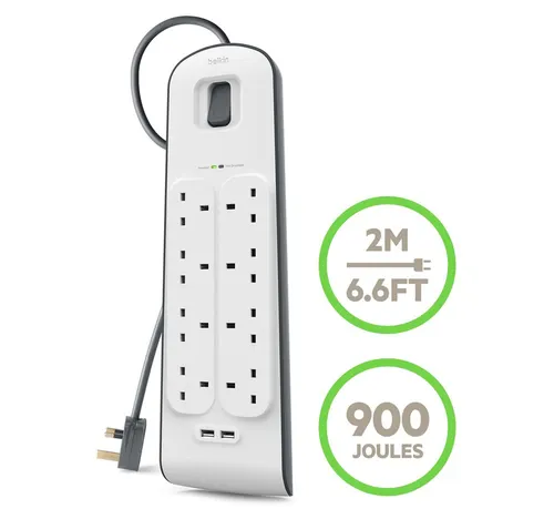 بيلكن توصيلة كهرباء 8 مخارج BSV804AR2M