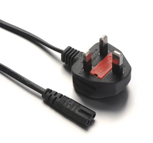 Iends Power Cord UK AC Figure 8 Power adapter Cable 1.5 Meter CA072