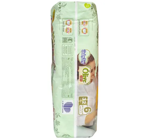 Baby Joy Diaper Pants With Olive Size 6 16-23 kg 32 pcs