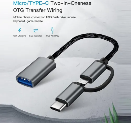 Trands 2 in 1 USB 3.0 Adapter OTG Cable CA344
