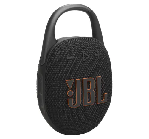 JBL Clip 5 Portable Wireless Bluetooth Speaker, Black