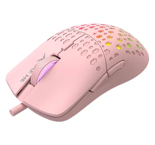 إكستريك مي ماوس ألعاب سلكي، دقة 8000 نقطة في البوصة، وردي، XT-GM-209P