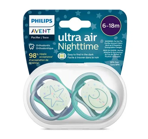Philips Avent Ultra Air Nighttime From 6-18Months 376/13 2 pcs