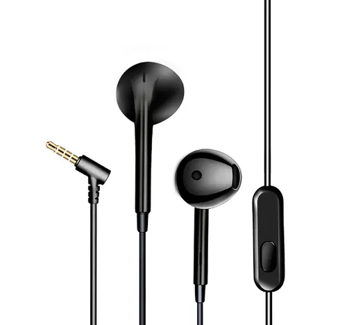 Iends Wired In-Ear Headset, Black, HS002