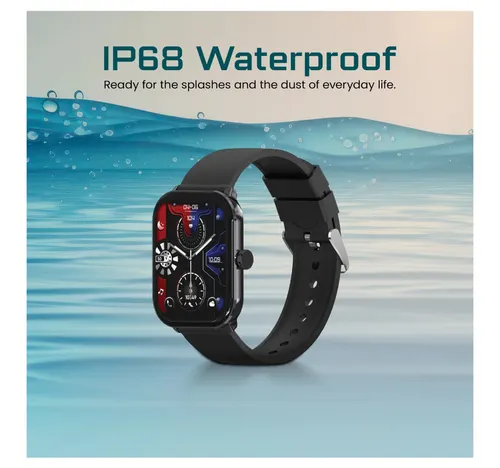 أكسـيون Aeris Pro ساعة ذكية، شاشة 2.1 بوصة، أسود، ACC-SW408