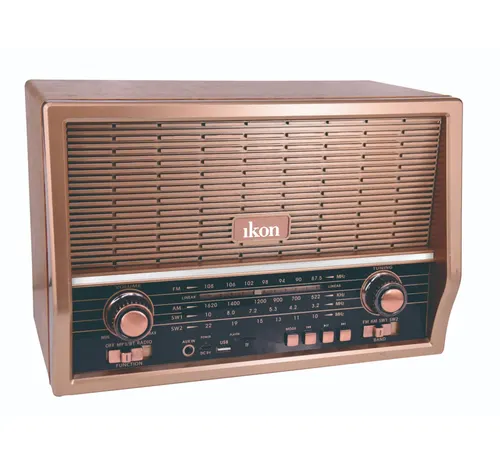 آيكون AM/FM/SW1-2، مشغل MP3 راديو رباعي الموجات، IK-MR2310