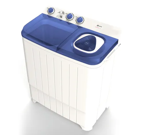 آيكون غسالة ملابس نصف أوتوماتيكية 9 كجم لون أبيض، IK-KEG90