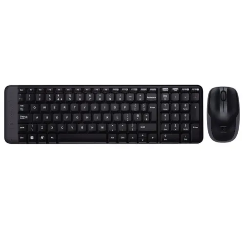 لوجيتك لوحة مفاتيح لاسلكية MK220 + فأرة
