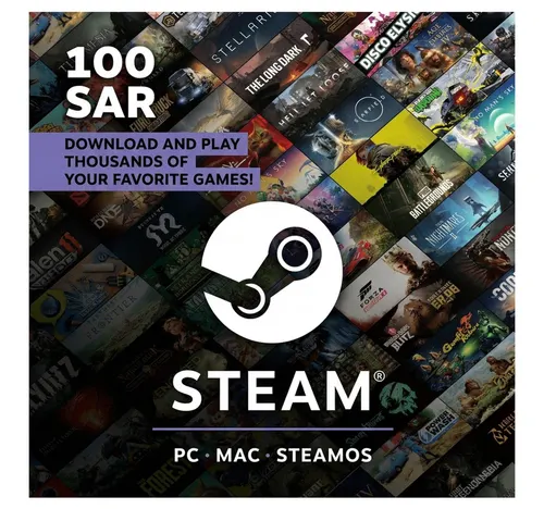 Steam Gift Card Digital Code, 100 SAR