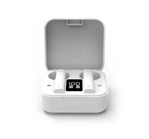Trands True Wireless Earbud, White, TWS28