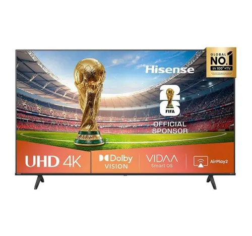 Hisense A6Q 75 inches 4K Smart LED TV, Black, 75A6Q
