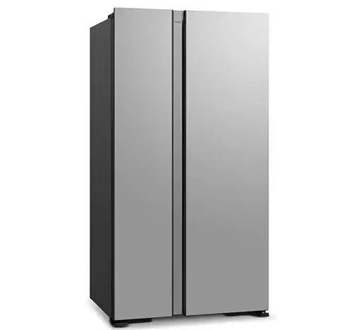 هيتاشي ثلاجة ببابين جانبيين 595 لتر لون فضي، R-S800PS0GS