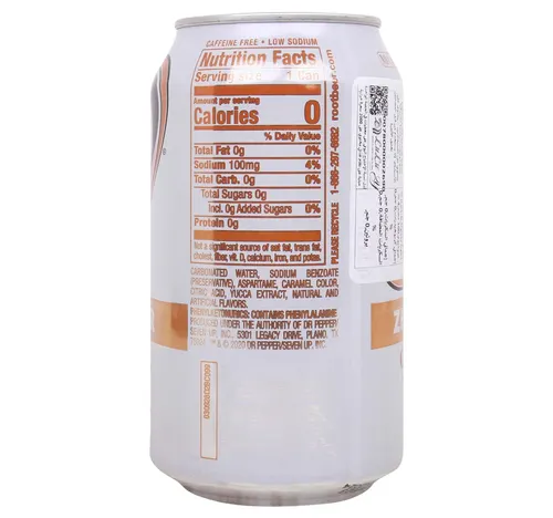 A&W Zero Sugar Cream Soda 355 ml