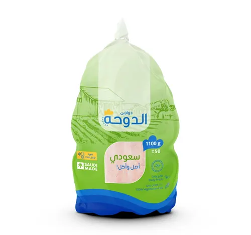 الدوحة دجاج طازج كامل 1.1 كجم