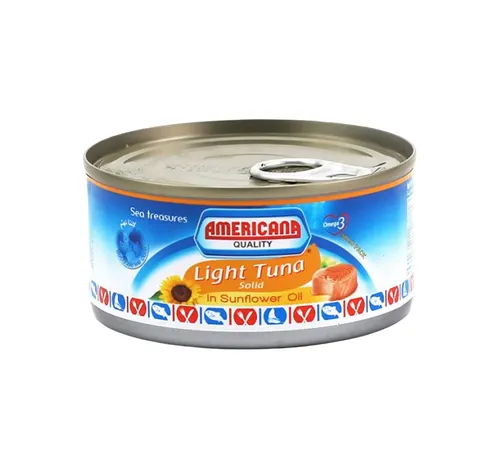 Americana Light Tuna Solid in Sunflower Oil 185 g