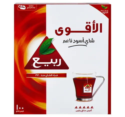 ربيع شاي فائق القوة، 100 كيس شاي