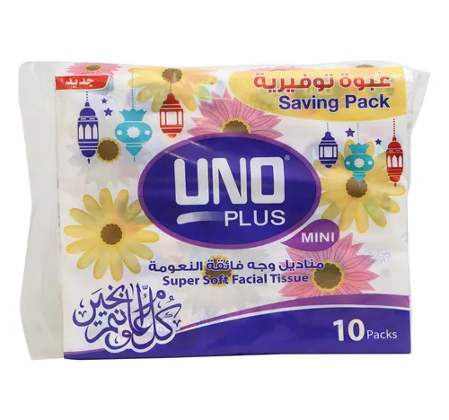 اونو مناديل وجه طبقتين 10 × 150 منديل