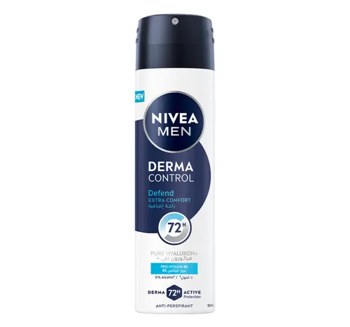 نيفيا ديرما كنترول ديفند بخاخ مضاد للتعرق 72 ساعة للرجال 150 مل