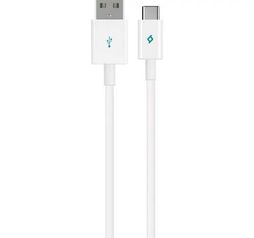 Ttec USB-A to USB-C Data Cable, 1.2m, White, 2DK12B