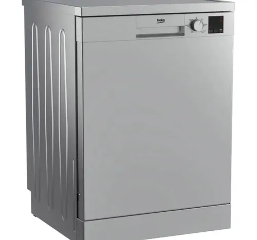 Beko Standard Dishwasher, 14 Place Settings, 6 Programs, Silver, DVN06421S