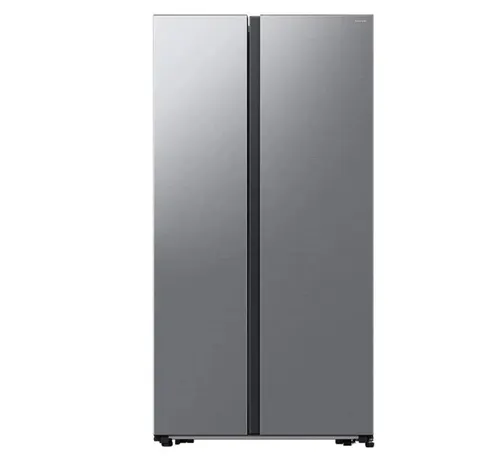 Samsung 570L Side By Side Refrigerator, Gentle Silver Matt
