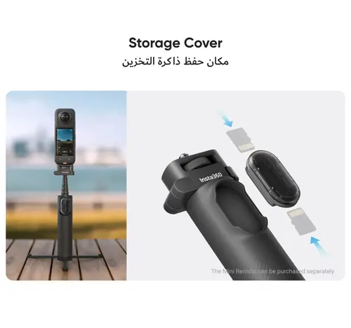 Insta360 X4 Air 8K 360 Action Camera Travel Bundle, Graphite Black, INST-CINSAAFA-SE30