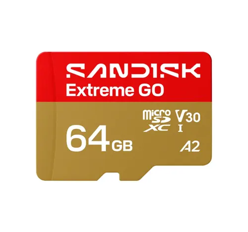Sandisk Extreme Go 64 GB microSD card, SDSQXGN-064G-GN6MN