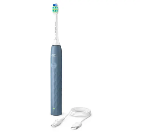 Philips 1100 Series Sonicare Electric Toothbrush, Marine Blue, HX3901/03
