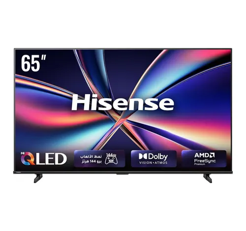 Hisense E7Q 65 inches 4K Smart QLED TV (2025), Black, 65E7Q