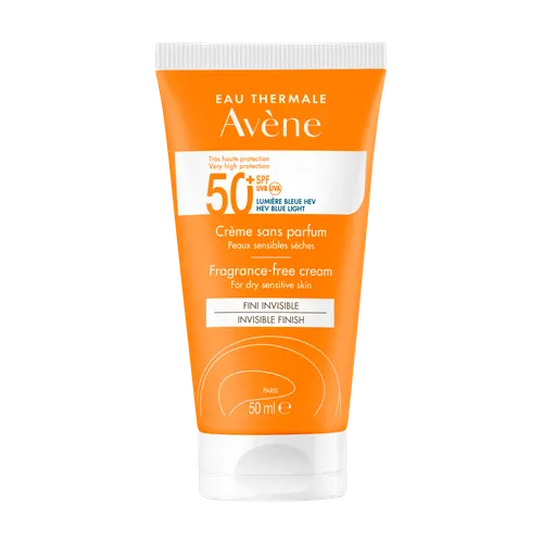أفين كريم واقي شمس SPF 50 خالي من العطر 50 مل