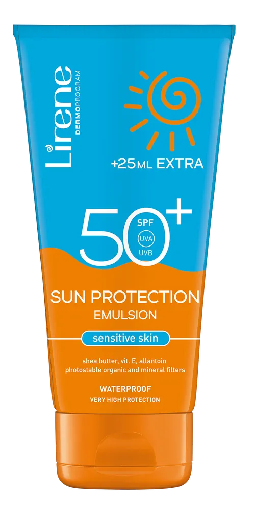 لايرين لوشن واقي شمس ضد الماء للبشرة الحساسةspf50 175مل