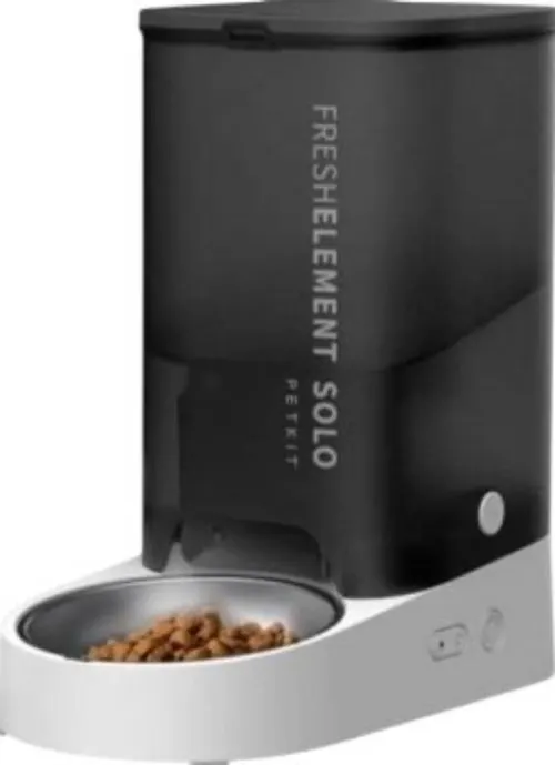 Petkit Automatic Feeder With Stainless Steel Bowl - Black