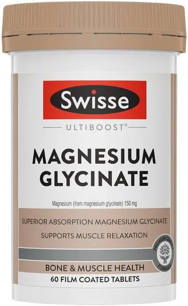 SWISSE ULTIBOOST MAGNESIUM GLYCINATE 60 TABS
