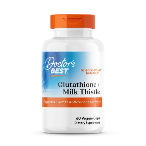 Doctor'S Best Glutathione + Milk Thistle 60 Cap
