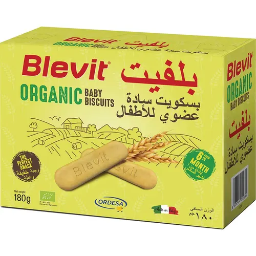 بليفيت بسكويت أطفال عضوي +6 شهور 180 جم