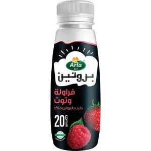 Arla Protein Strawberry Raspberry Milk 225ml