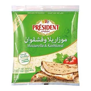 President Mozzarella & Kashkaval Cheese 400g