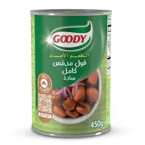 Goody Fava Beans Whole Plain 450 g