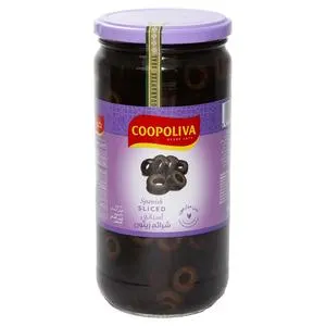 Coopoliva Black Olives Sliced 360g